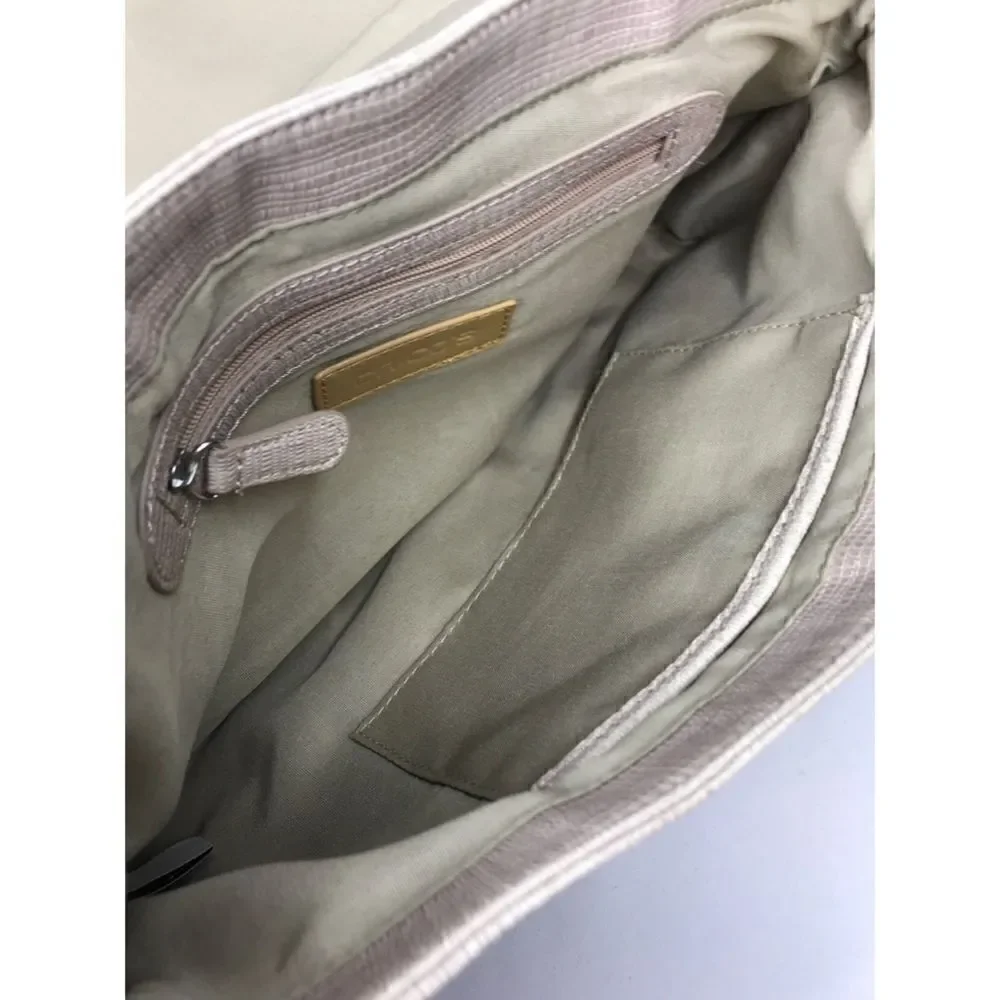Chico’s Beige Textured Crossbody Shoulder Bag